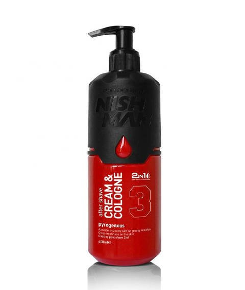 Nishman-Aftershave Cream & Cologne No3 Pyrogenous Balsam po Goleniu 400 ml