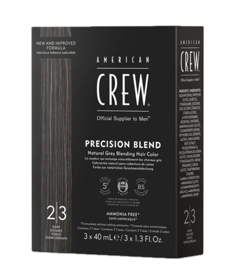 American Crew-Precision Blend Farba Odsiwiacz do Włosów 2-3 Dark